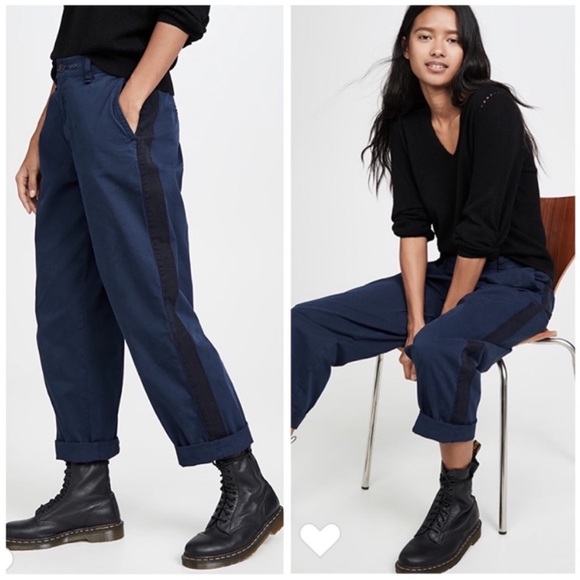 Rag & Bone Woman’s Workman Pant with Side Stripe Size 26 - Picture 2 of 6